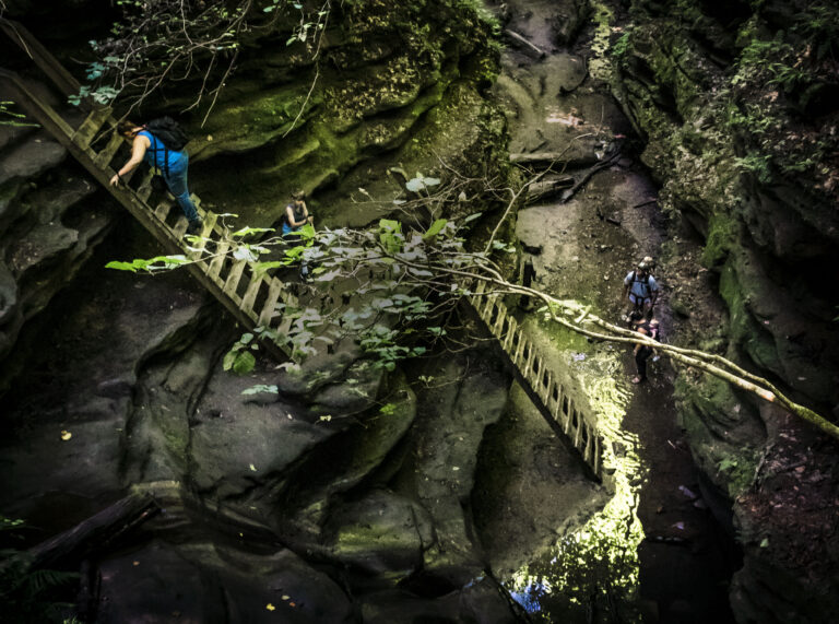 Step Back In Time Hiking Turkey Run State Park Hiking Illustrated