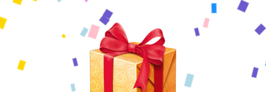 Present with confetti for the 5 billionth search malware hack. You've made the 5-billionth search WordPress redirect hack spam contest.